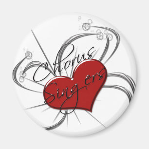 Love Chorus Singers Heart Magneet