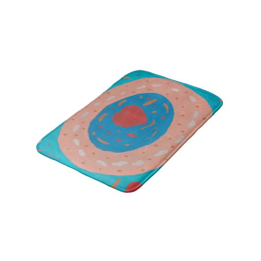 Love Circles Bath Mat (Gekanteld)