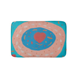 Love Circles Bath Mat