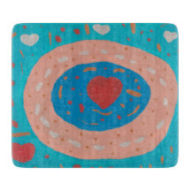 Love Circles Cutting Board