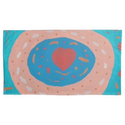 Love Circles Kussensloop (Voorkant-Links)