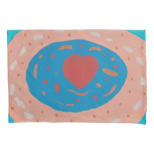 Love Circles Kussensloop (Voorkant-Links)