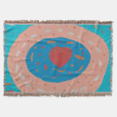 Love Circles Throw Blanket Deken (Voorkant)