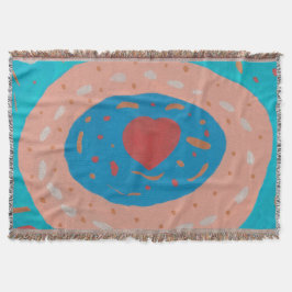 Love Circles Throw Blanket Deken