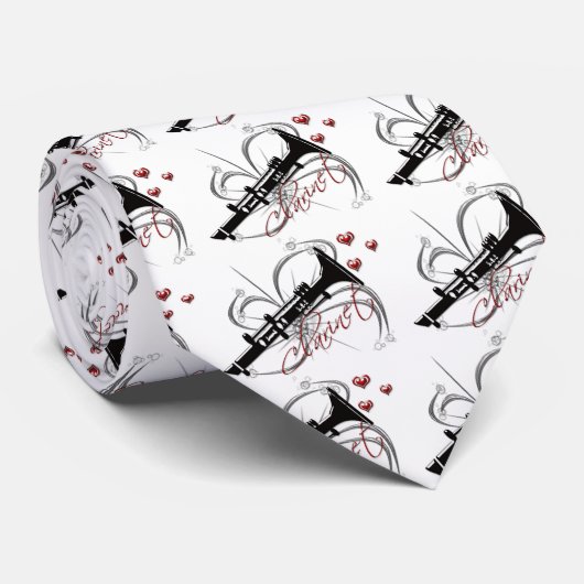 Love Clarinet Stropdas (Opgerold)