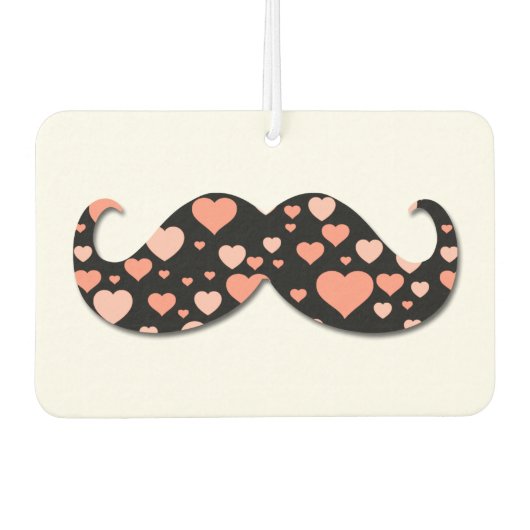 Love Classic Mustache Luchtverfrisser (Voorkant)