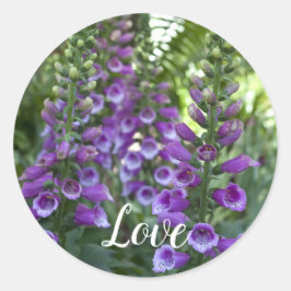 Love Classic Round Sticker