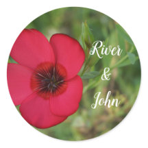 Love Classic Round Sticker