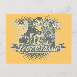 Love Classic T-shirts and Gifts Briefkaart