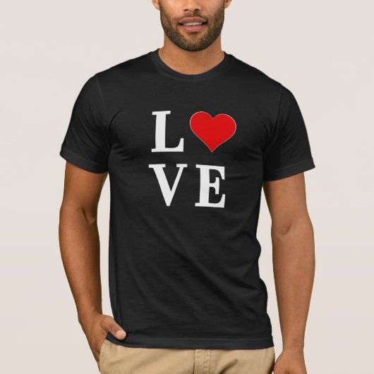 LOVE Classic Trendy minimalist T-shirt (Voorkant)