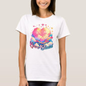 Love Cloud – Whimsical Heart en Cloud Design T-shirt (Voorkant)