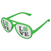 Love Clover Aviator Zonnebril (Gekanteld)