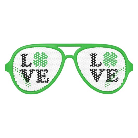 Love Clover Aviator Zonnebril (Voorkant)