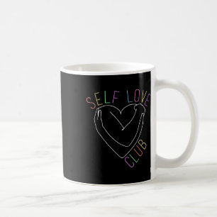 Love Club Mental Health Awareness Line Art voor SU Koffiemok