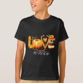 Love Cna Life Pumpkin Herfst Autumn Thanksgiving N T-shirt (Voorkant)