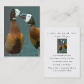 Love Coach Therapist Loing Ducks - Two Sided Visitekaartje (Voorkant / Achterkant)