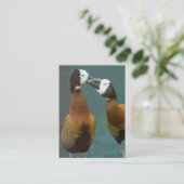 Love Coach Therapist Loing Ducks - Two Sided Visitekaartje (Staand voorkant)