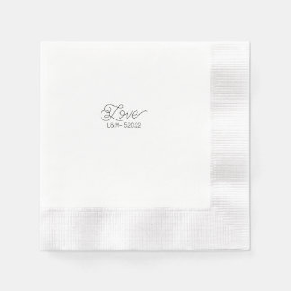 Love Cocktail Napkin Servet