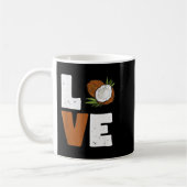 Love Coconut Women Shirt Coconut Lovers For Kids A Koffiemok (Links)