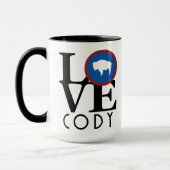 LOVE Cody Wyoming 15oz Mok (Links)