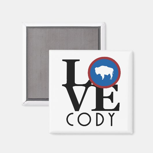 LOVE Cody Wyoming Magneet (Voorkant / Achterkant)