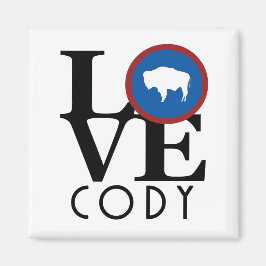 LOVE Cody Wyoming Magneet