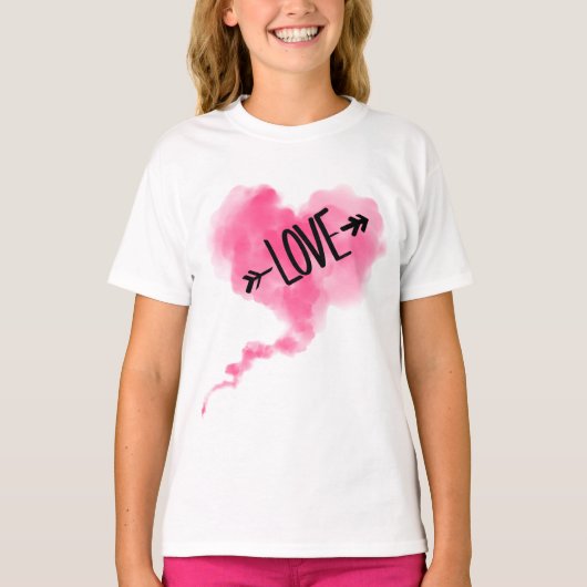 Love Cœur Nuage T-shirt (Voorkant)