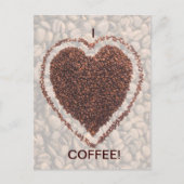 Love Coffee Briefkaart (Voorkant)