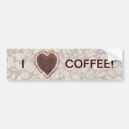 Love Coffee Bumpersticker