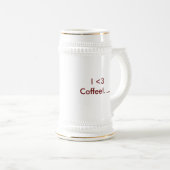 Love Coffee Coffee Cup Bierpul (Voorkant rechts)