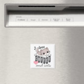 Love Coffee en Cats Cute Magneet (Insitu (Vaatwasser))