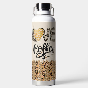 Love Coffee grappige leuke trendy citaten voor haa Waterfles