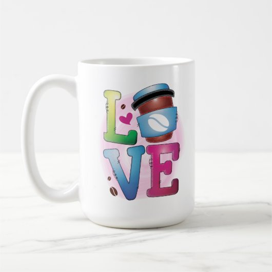 Love Coffee Koffiemok (Links)