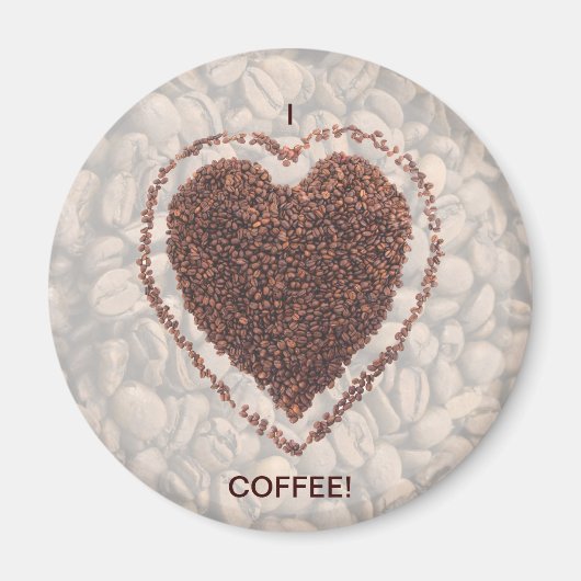 Love Coffee Magneet (Voorkant)