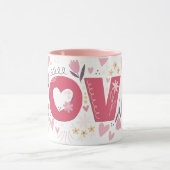 Love Coffee Mok (Midden)