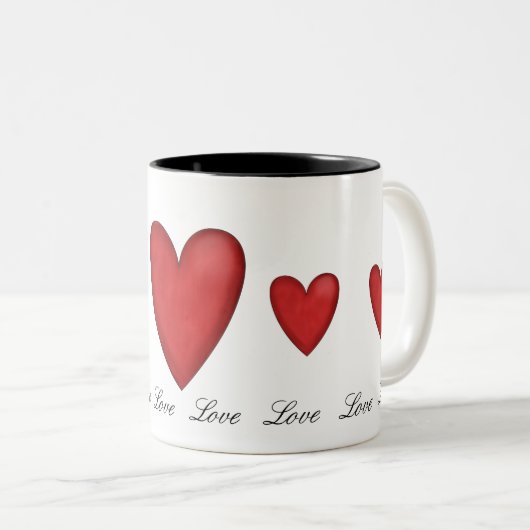 Love Coffee Mok (Voorkant rechts)