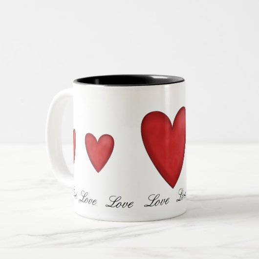 Love Coffee Mok (Voorkant links)