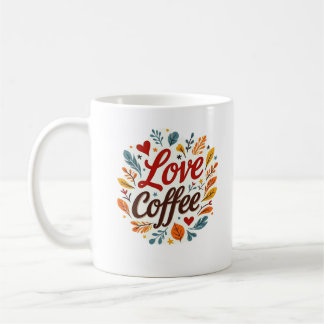 Love Coffee Mok – Kleurrijke Floral Coffee Lover G