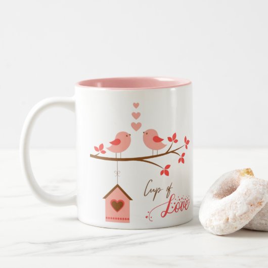 Love Coffee Mok - Koester elke slok (Met donut)