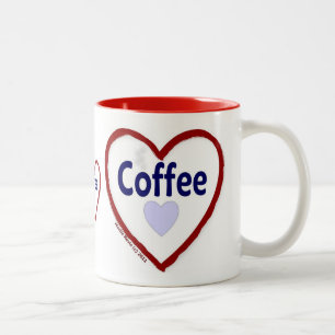 Love Coffee - Mok met twee tonen