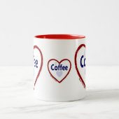 Love Coffee - Mok met twee tonen (Center)