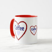 Love Coffee - Ringer Mok (Voorkant links)