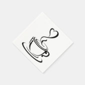 Love Coffee Servet (Hoek)