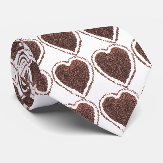 Love Coffee Stropdas (Opgerold)