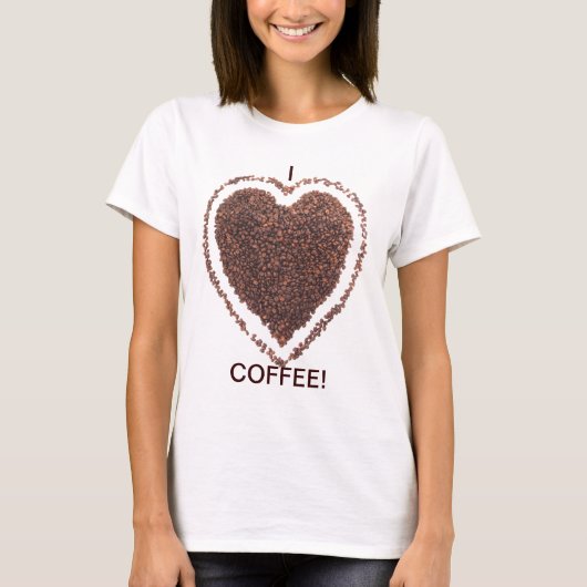 Love Coffee T-shirt (Voorkant)