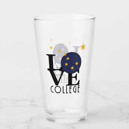 LOVE College Alaska Glas (Achterkant)