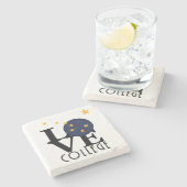 LOVE College Alaska Stenen Onderzetter (Zijkant)