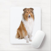 Love Collie Puppy Dog (Lassie) Mousepad Muismat (Met muis)