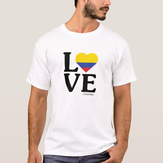 Love Colombia T-shirt (Voorkant)