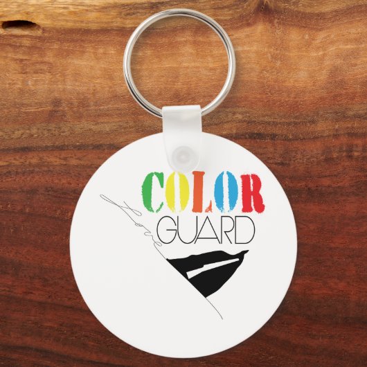 Love Color Guard Button Sleutelhanger (Voorkant)